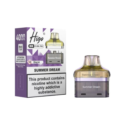 Crystal Higo BB 4000 Replacement Refill Pods
