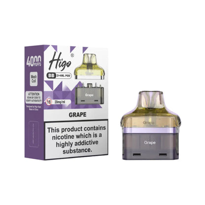 Crystal Higo BB 4000 Replacement Refill Pods
