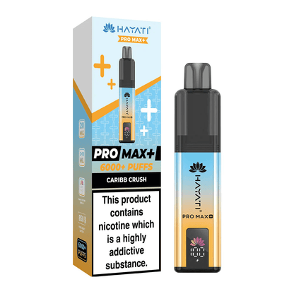 Hayati Pro Max+ Plus 6000 Puffs Disposable Vape Caribb Crush Flavour