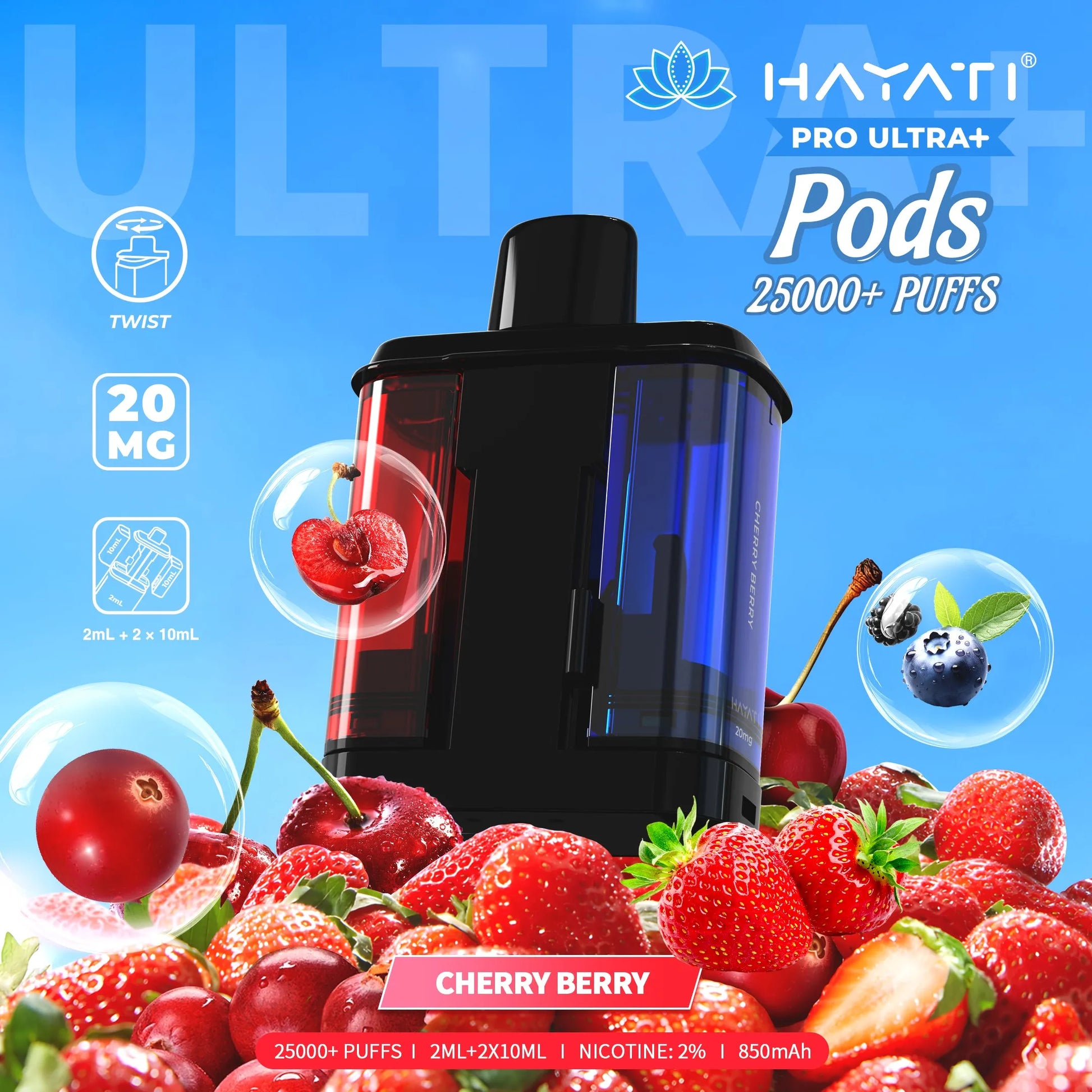 Hayati Pro Ultra Plus 25000 Refill Pods - 8.75 Hayati Pro Ultra Plus 25000 Refill Pods - 8.75