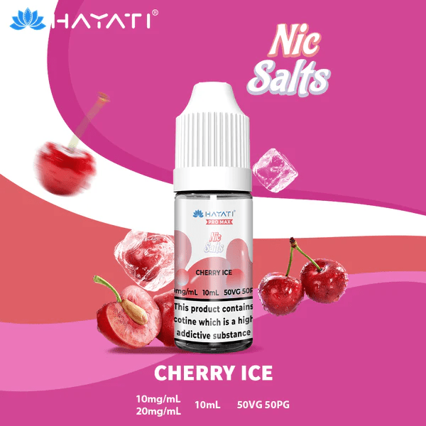 Hayati Pro Max Nic Salt E-Liquids Cherry Ice Flavour