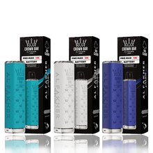 Al Fakher Crown Bar Pro Max 12K rechargeable vape devices in turquoise, white, and blue colours displayed with branded packaging boxes.
