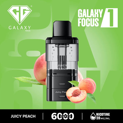 Crystal Galaxy Focus 1 6000 Prefilled Replacement Pods