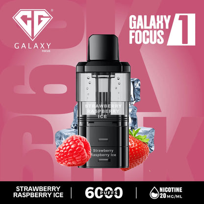 Crystal Galaxy Focus 1 6000 Prefilled Replacement Pods