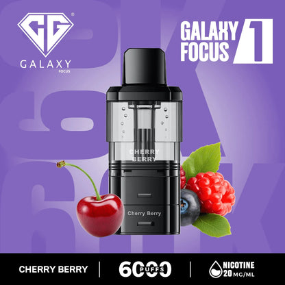 Crystal Galaxy Focus 1 6000 Prefilled Replacement Pods