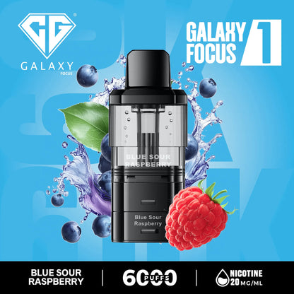 Crystal Galaxy Focus 1 6000 Prefilled Replacement Pods