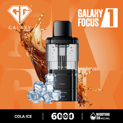 Crystal Galaxy Focus 1 6000 Prefilled Replacement Pods