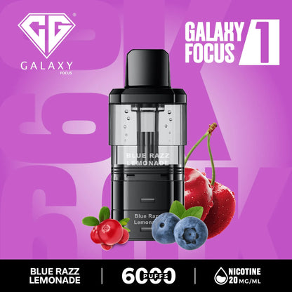 Crystal Galaxy Focus 1 6000 Prefilled Replacement Pods