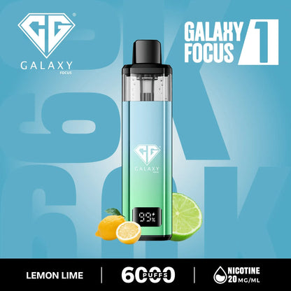 Crystal Galaxy Focus 1 6000 Puffs Prefilled Pod Kit