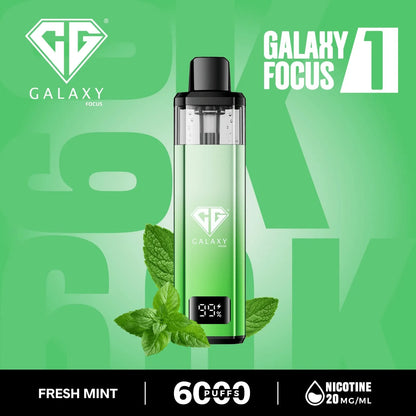 Crystal Galaxy Focus 1 6000 Puffs Prefilled Pod Kit