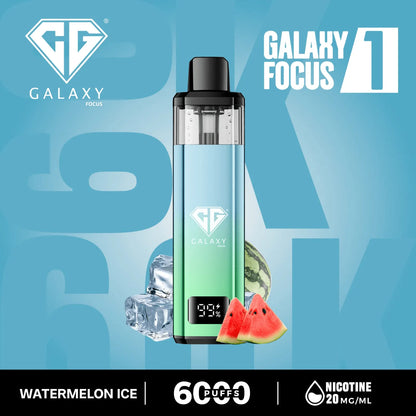 Crystal Galaxy Focus 1 6000 Puffs Prefilled Pod Kit