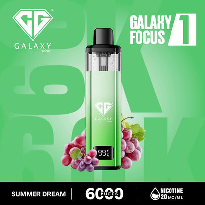 Crystal Galaxy Focus 1 6000 Puffs Prefilled Pod Kit