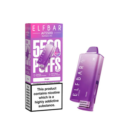 Elf Bar AF5500 Puffs Prefilled Pod Vape Kit