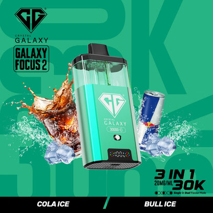 Crystal Galaxy Focus 2 30000 Puffs 3 in 1