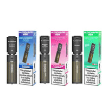 Bloody Bar 60K vape replacement pods with packaging on a white background