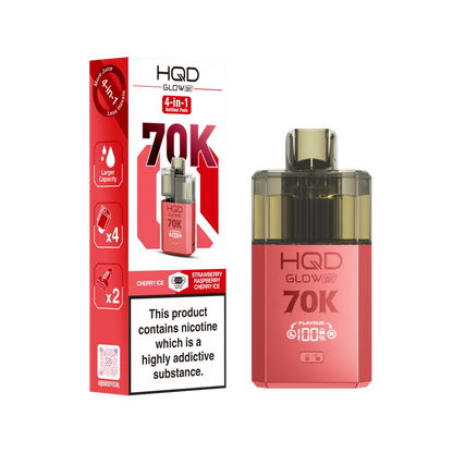 HQD Glow Air 70K Prefilled Pod Vape Kit