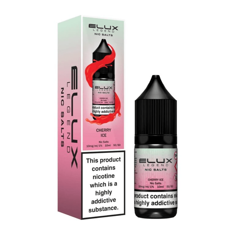 Elux Legend Nic Salts E-Liquid Cherry Ice Flavour