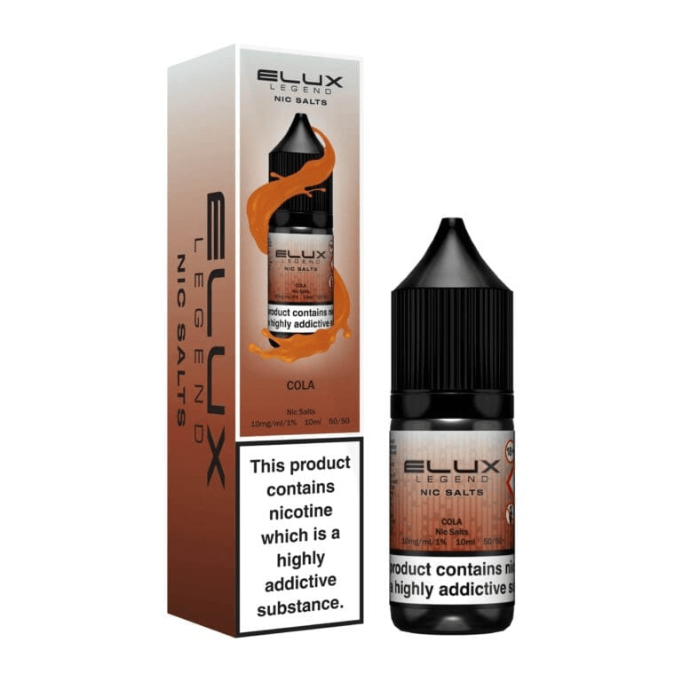 Elux Legend Nic Salts E-Liquid Cola flavour