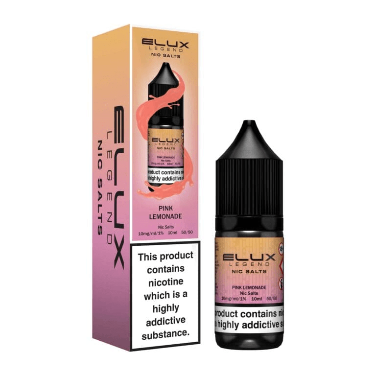 Elux Legend Nic Salts E-Liquid  Pink lemonade flavour