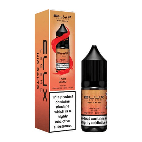 Elux Legend Nic Salts E-Liquid tiger blood flavour