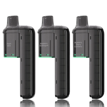 Three Elux FireRose Slidego 20k Prefilled Replacement Pod flavor labels on a white background