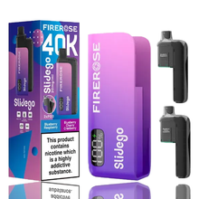 Elux FireRose Slidego 40K Puffs Prefilled Pod Kit on a white background