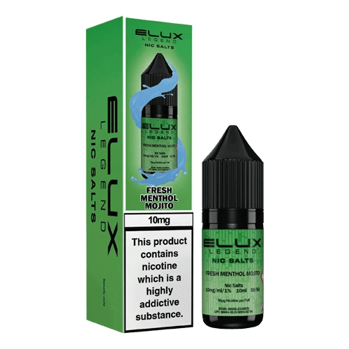 Elux Legend Nic Salts E-Liquid Fresh Menthol Mojito Flavour