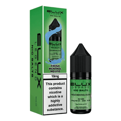 Elux Legend Nic Salts E-Liquid Fresh Menthol Mojito Flavour