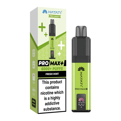 Hayati Pro Max+ Plus 6000 Puffs Disposable Vape Fresh Mint Flavour