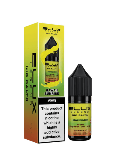 Elux Legend Nic Salts E-Liquid Hawaii Sunrise Flavour