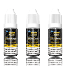 Three Hayati Pro Max Shisha Nic Salt 10/20 mg on a white background