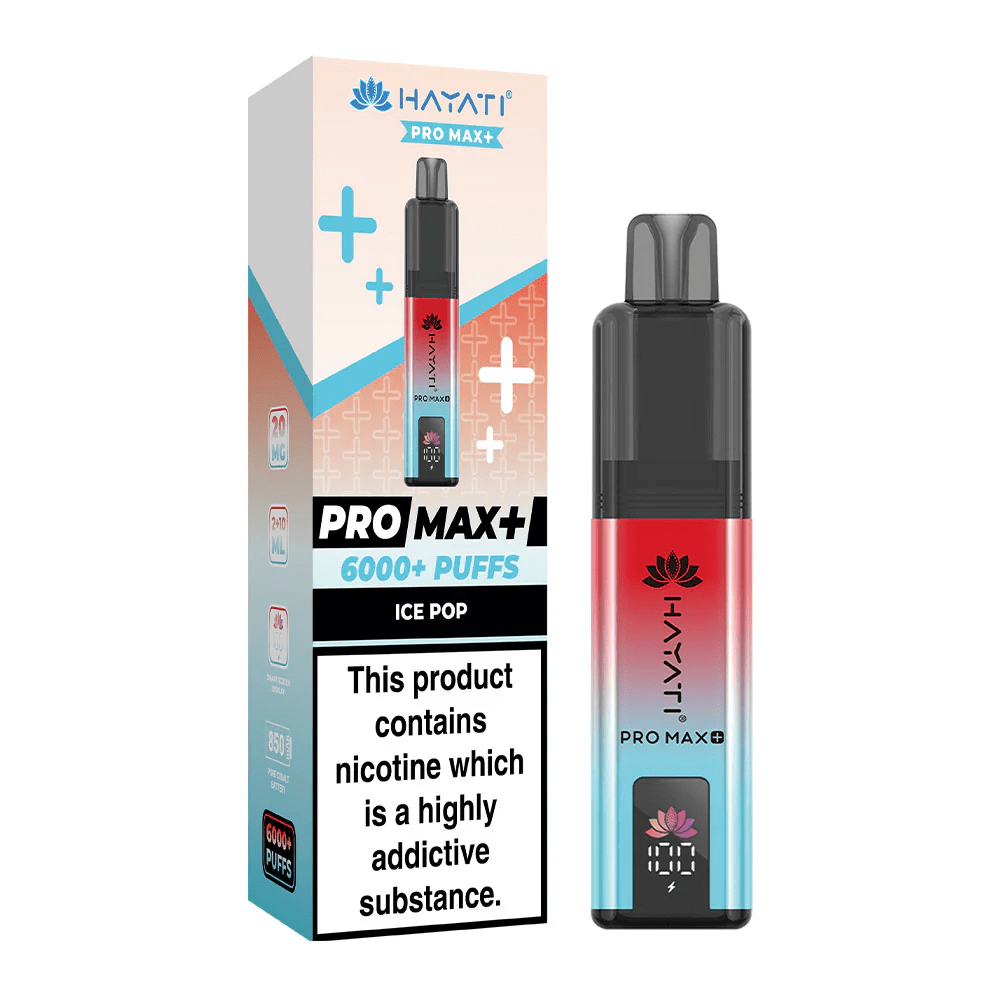 Hayati Pro Max+ Plus 6000 Puffs Disposable Vape Ice Pop Flavour