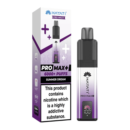 Hayati Pro Max+ Plus 6000 Puffs Disposable Vape Summer Dream Flavour