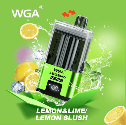 WGA Legend Ultra 30000 Puffs Lemon & Lime & Lemon Slush Flavours