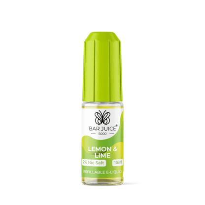 Bar Juice 5000 Nic Salts E-Liquid Lemon and Lime Flavour