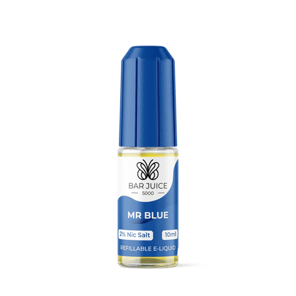 Bar Juice 5000 Nic Salts E-Liquid Mr Blue Flavour