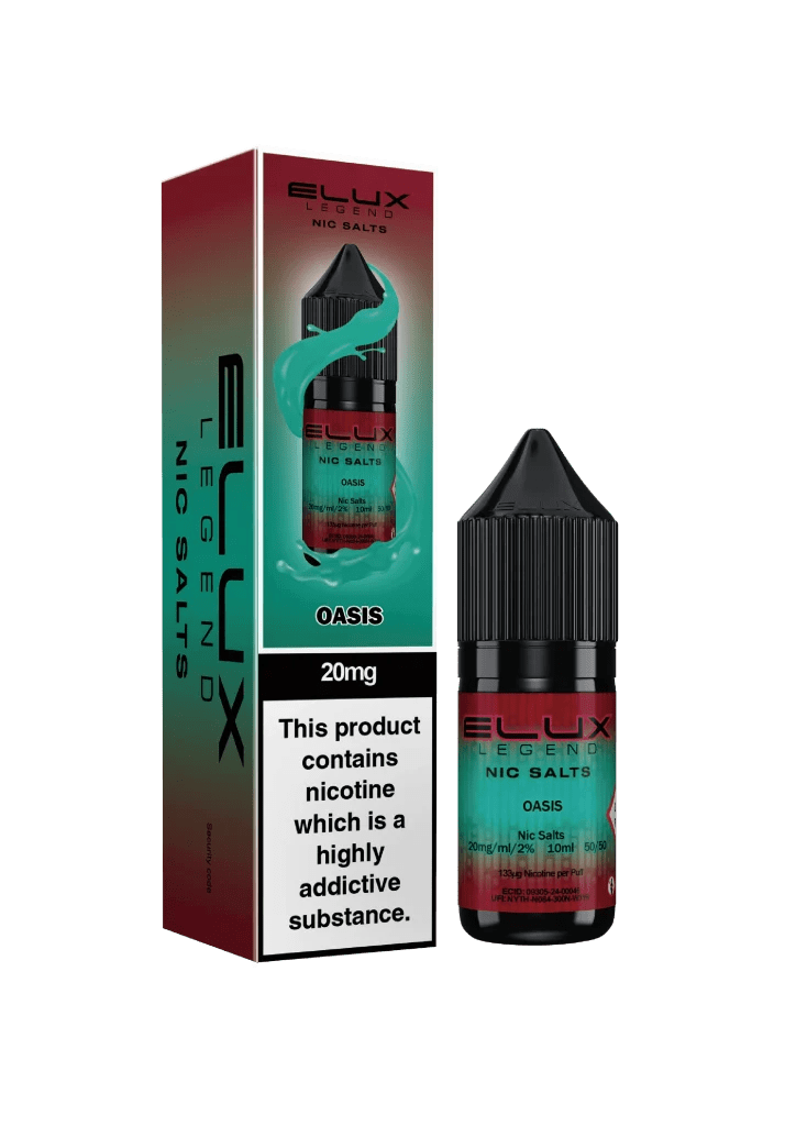 Elux Legend Nic Salts E-Liquid Oasis Flavour