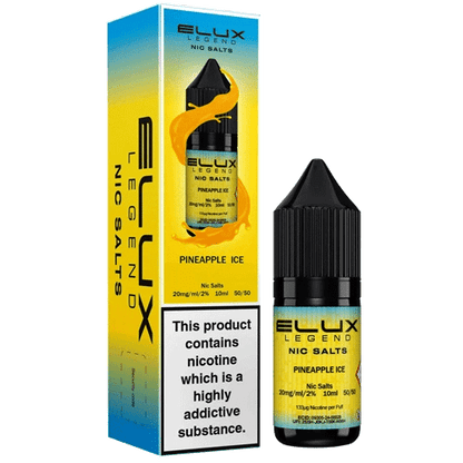 Elux Legend Nic Salts E-Liquid Pineapple ice flavour