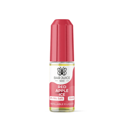 Bar Juice 5000 Nic Salts E-Liquid Red Apple Ice Flavour