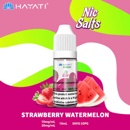 Hayati Pro Max Nic Salt E-Liquids Strawberry Watermelon Flavour