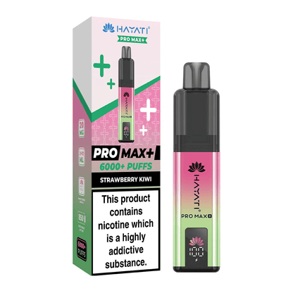 Hayati Pro Max+ Plus 6000 Puffs Disposable Vape Strawberry Kiwi Flavour