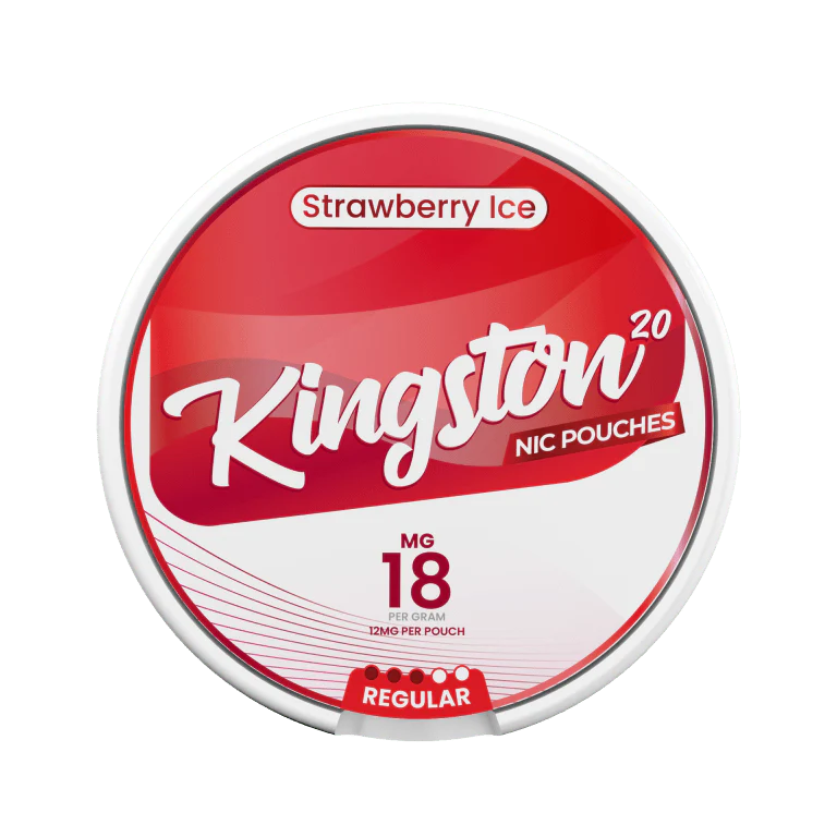 Kingston Snus Nicotine Pouches 18mg Strawberry Ice Flavour