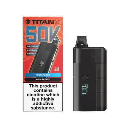 Titan X 50k (50,000) Prefilled Pod Vape kit