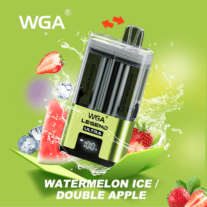 WGA Legend Ultra 30000 Puffs Watermelon Ice & Double Apple Flavours