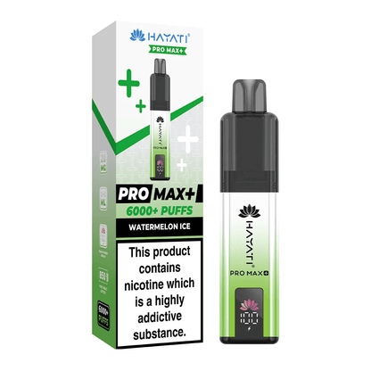 Hayati Pro Max+ Plus 6000 Puffs Disposable Vape Watermelon Ice Flavour