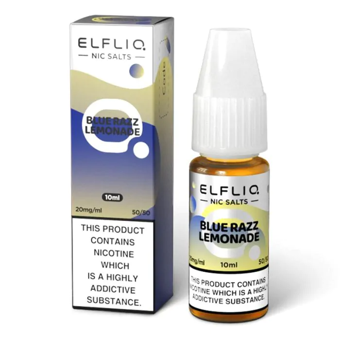 ELFLIQ Nic Salts E-liquid Blue Razz Lemonade Flavour