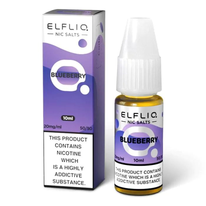 ELFLIQ Nic Salts E-liquid Blueberry Flavour