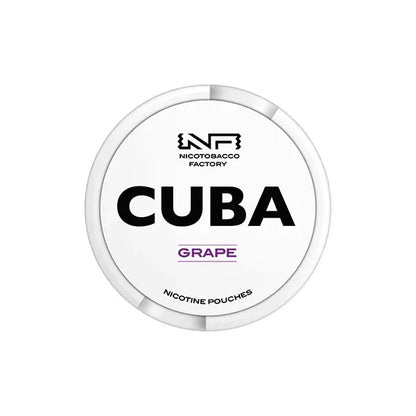 CUBA White Snus 16mg (Nicotine Pouches) Vape At Door