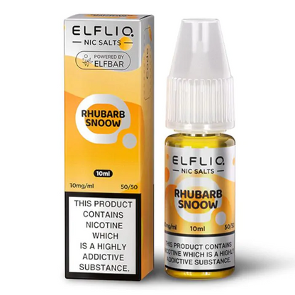 ELFLIQ Nic Salts E-liquid rhubarb snoow Flavour