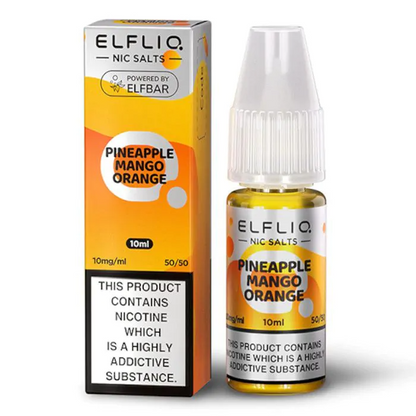 ELFLIQ Nic Salts E-liquid Pineapple Mango orange flavour